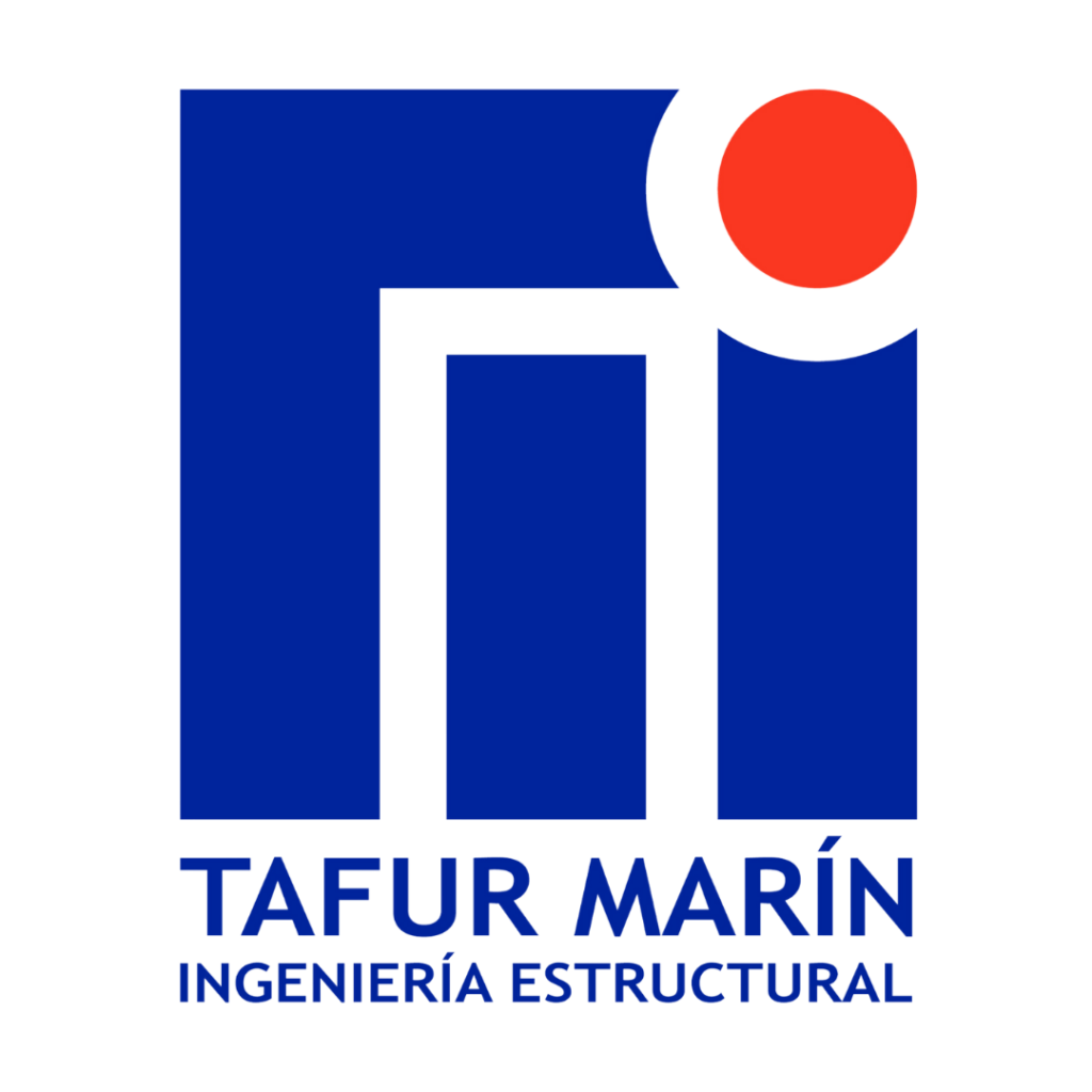 Logo corporativo de Tafur Marín, expertos en ingeniería estructural en Colombia